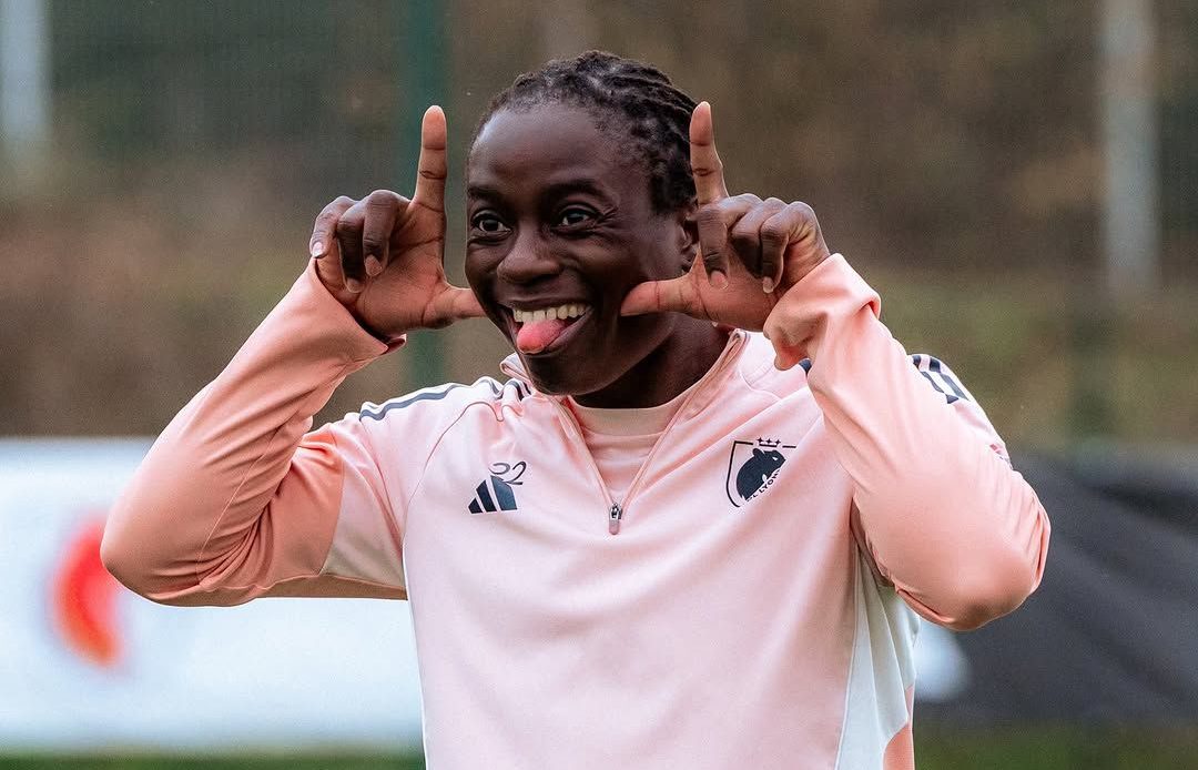 Tabitha Chawinga celebrates brace in 50th Lyonnes appearance