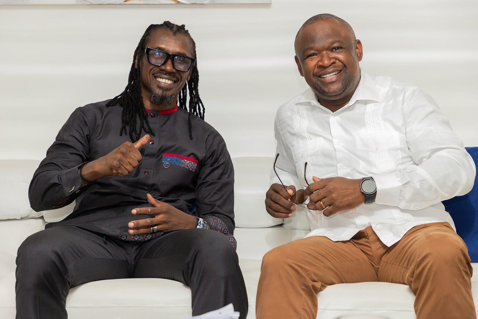 Aliou Cisse gets down to work as Angola coach