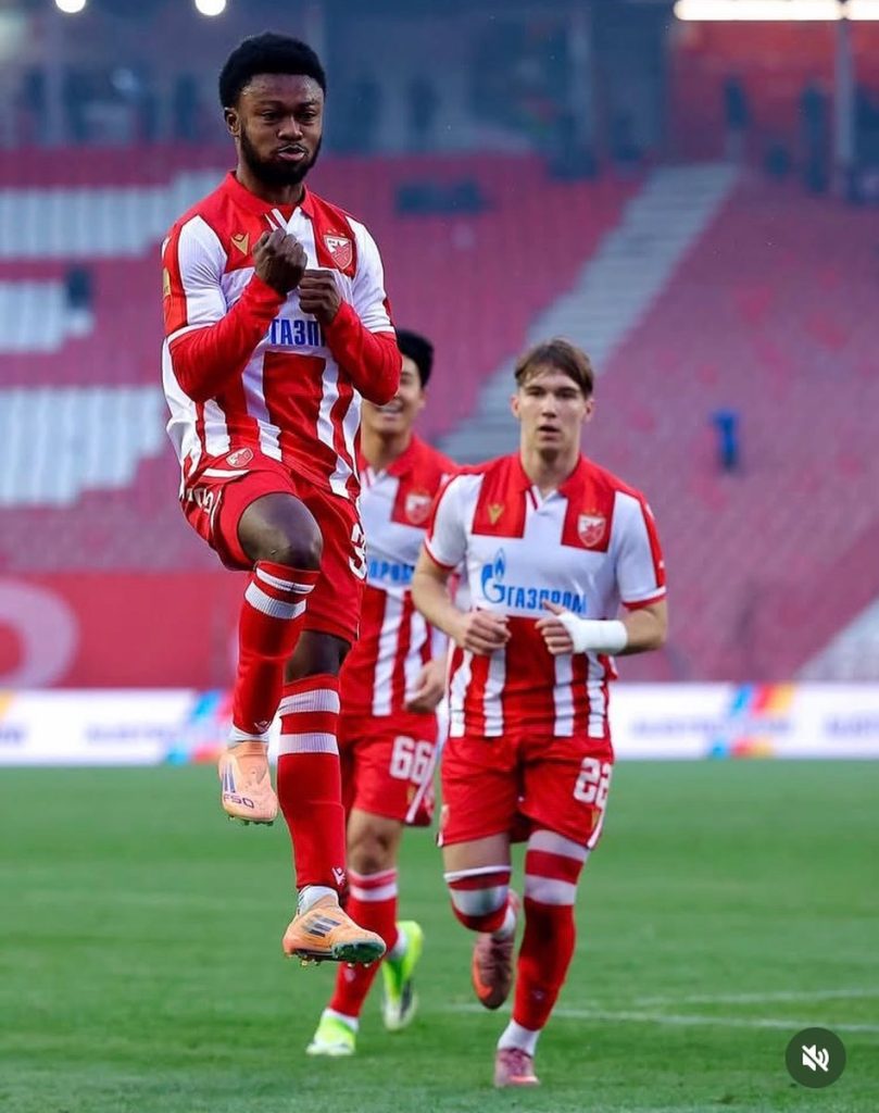 Douglas Owusu Scores In Red Star’s Comeback Win Over Radnik