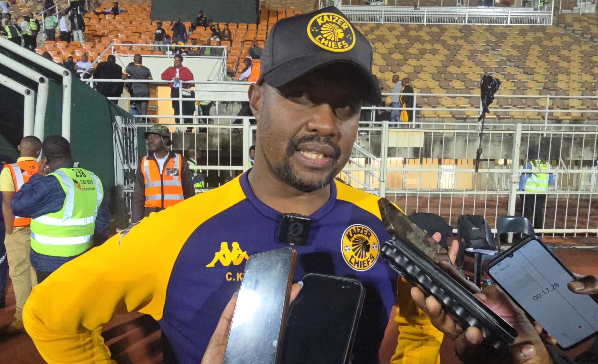 Cedric Kaze’s blunt admission as Kaizer Chiefs top-three chase stutters