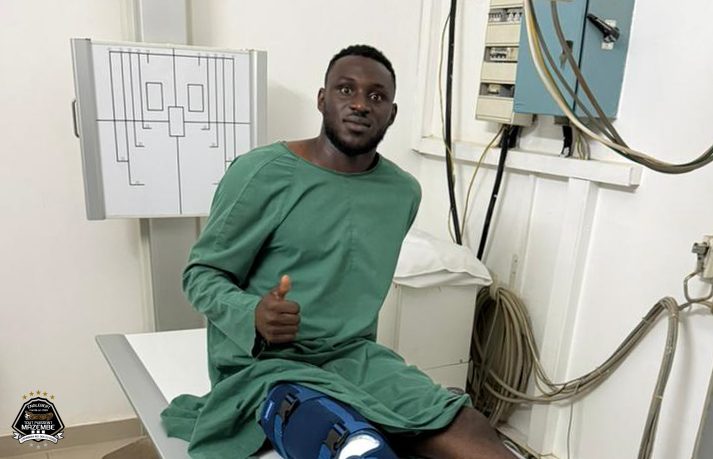 Suleman Shaibu: TP Mazembe player undergoes successfully surgery