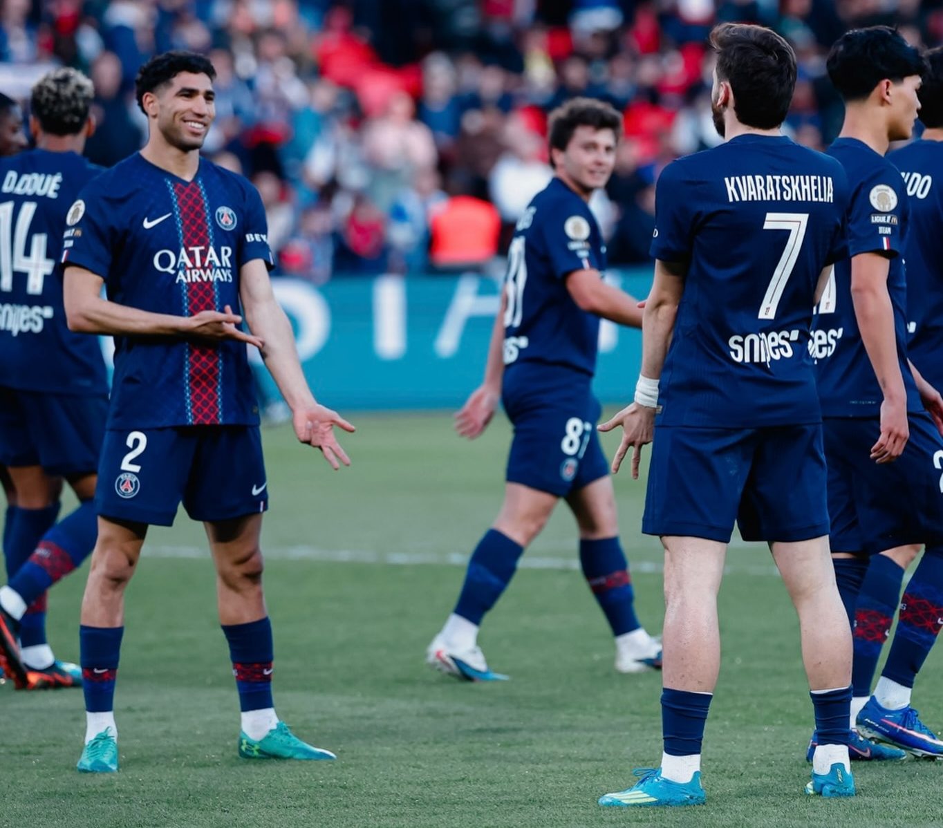 Ligue 1: Hakimi assists in PSG’s domination of Nantes