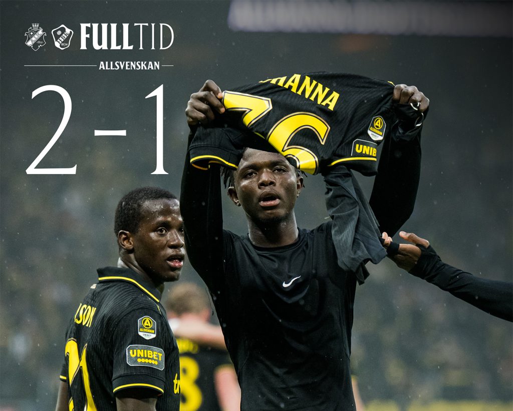 Allsvenskan: Nigerian Teenager Yohanna Stars For Aik In Season-Opening Win