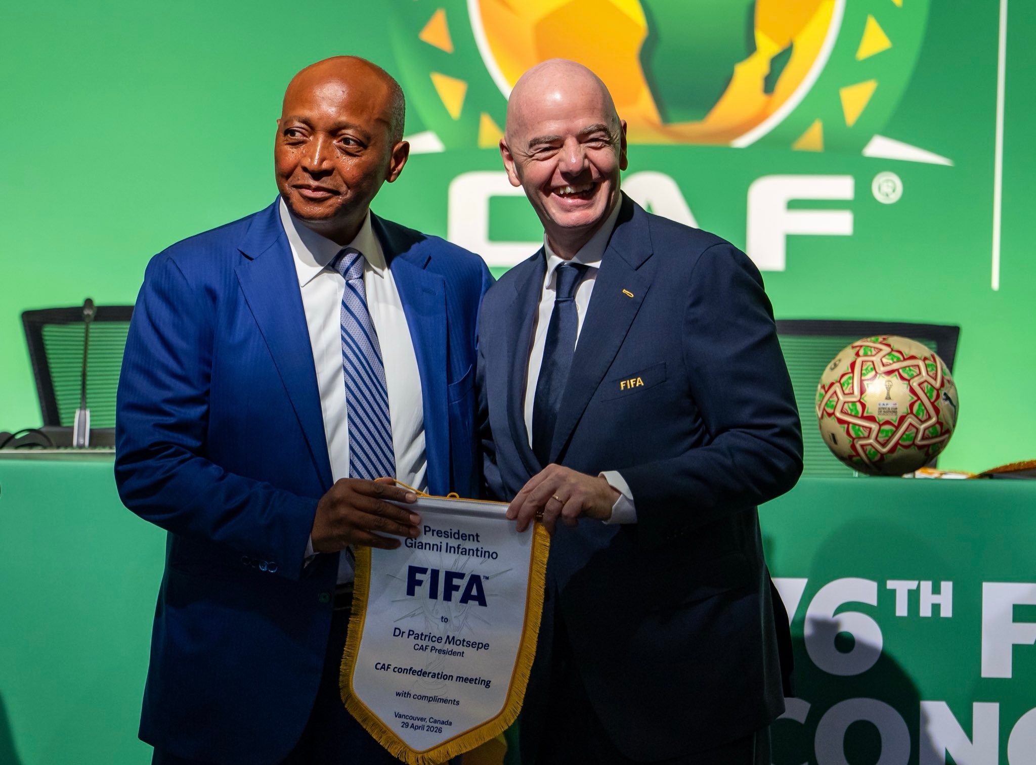 La CAF soutient unanimement la réélection de Gianni Infantino à la présidence de la FIFA