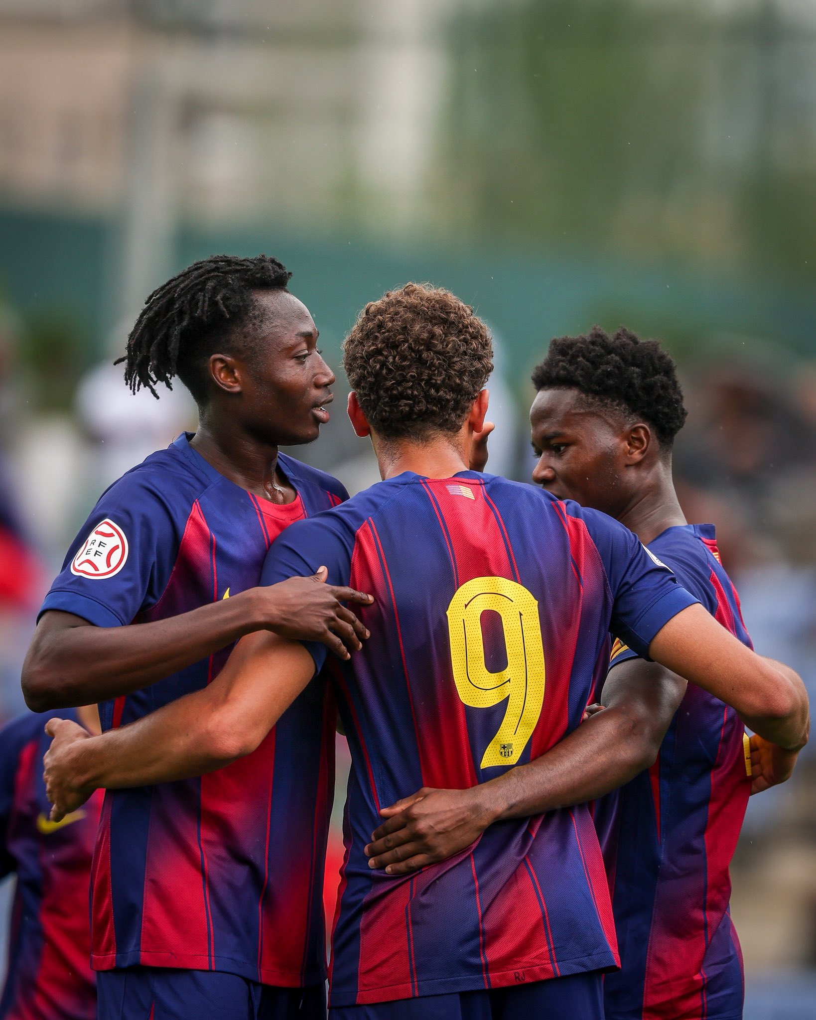 Hamza AbdelKarim leads Barcelona youth to league title with stunning hat-trick in 9-0 rout