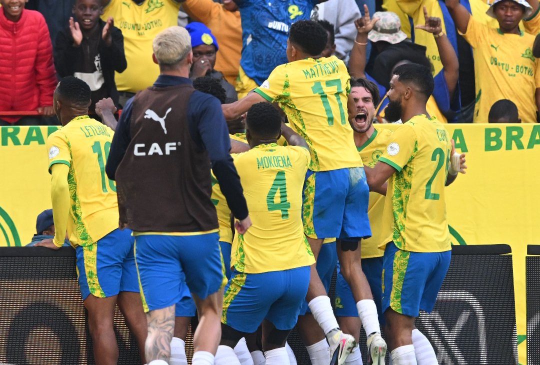 Modiba’s magic seals slim first-leg final advantage for Sundowns over AS FAR